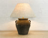 Rustic grey pottery lamp | Country style lighting | SERES Collection