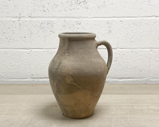 Rustic terracotta vintage vase jug