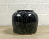 Antique black pot| Rustic Pottery | Seres Collection