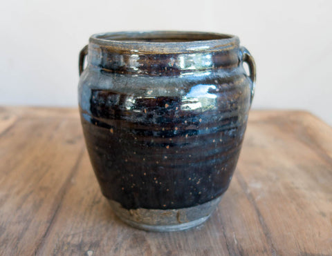 Medium black kitchen pot - SERES Collection
 - 1