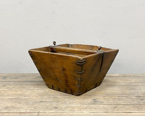 Wooden rice basket