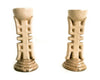 Antique candle holders - Chinese symbolic objects