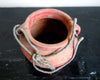 Red Weathered Terracotta Pot - Unique Antique Pottery