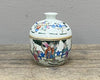 Antique Asian table decoration in porcelain - Rice bowls