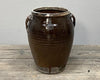 Old rustic brown Chinese pot