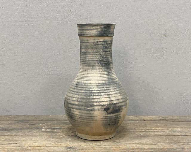 Han repro pot with small belly | Rustic pottery