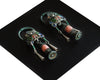 Antique colourful Miao earrings - Ethnic Jewelry