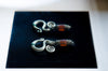 Rare spiral Miao earrings - Ethnic Jewelry