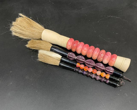 Warm pink - purple brush set